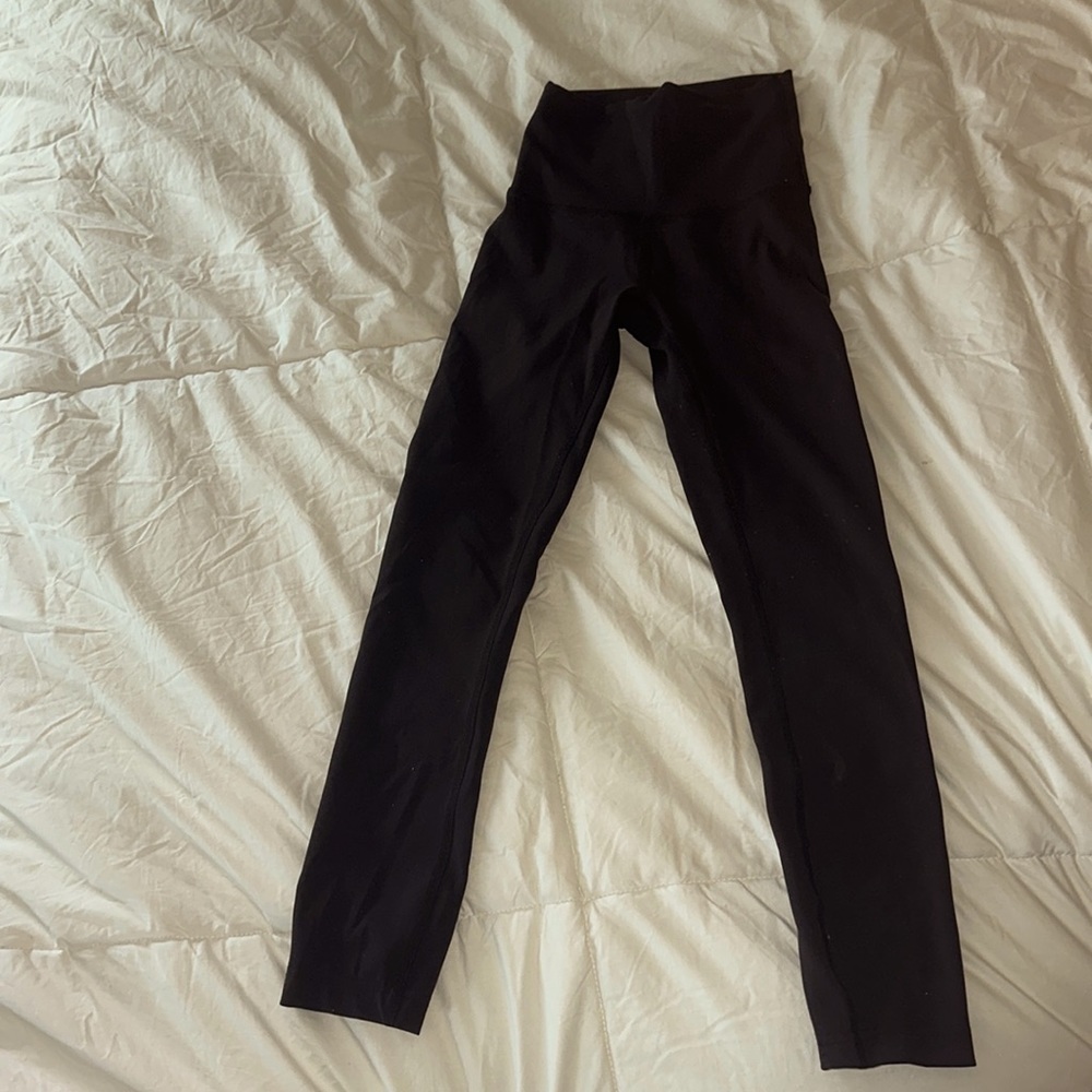 Black Lululemon Align Leggings 25”